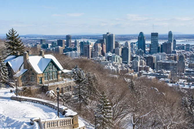 le belvédère Kondiaronk et le chalet du Mont-Royal