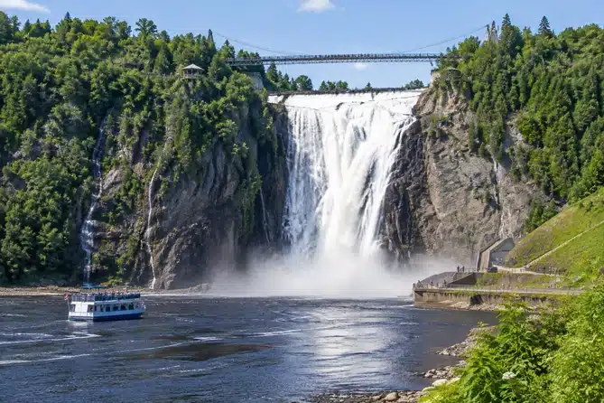 la chute Montmorency, près de Québec