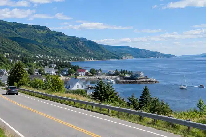 la Route du Fleuve, dans Charlevoix