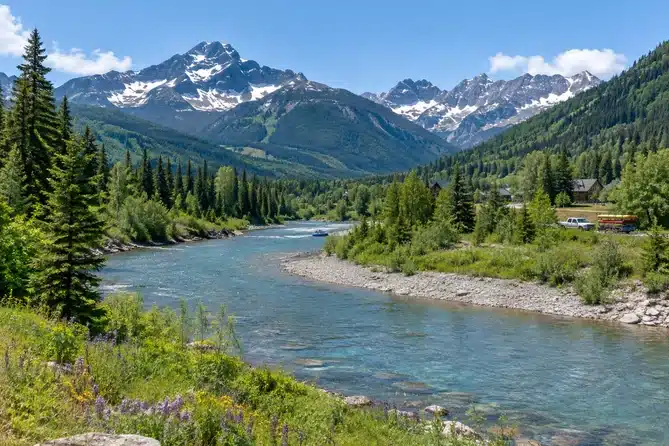 la vallée de l’Elk River, près de Fernie