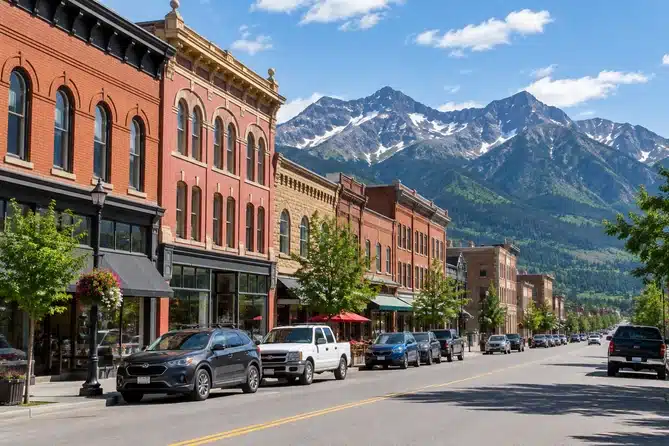 le centre historique de Fernie, sur 2nd Avenue