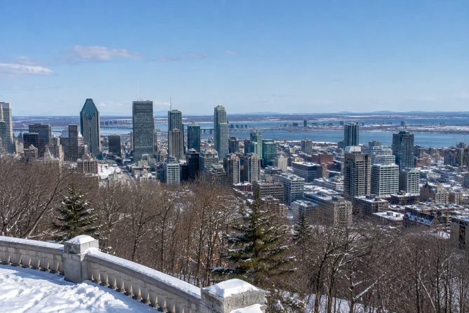 le belvédère Kondiaronk, au parc du Mont-Royal