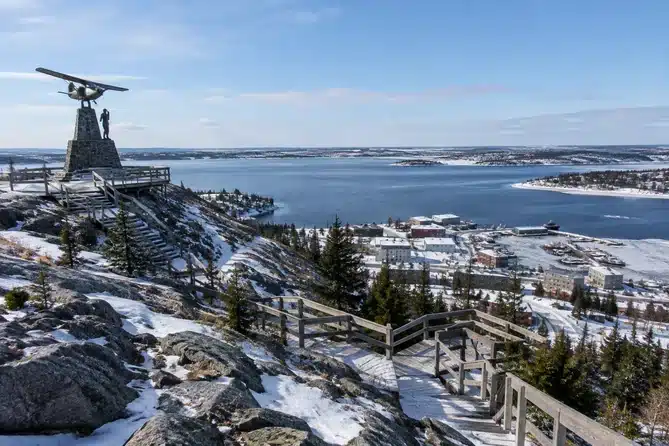 le Bush Pilots Monument, à Yellowknife